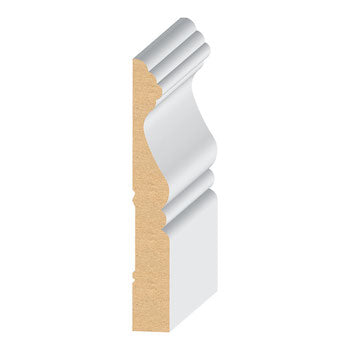 MDF Baseboard 9/16" x 4" (16 Feet Per Piece) MDFBS77