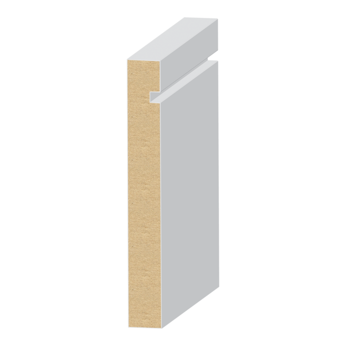 392MUL - MDF Baseboard 9/16" x 4-1/2" (16 Feet Per Piece)