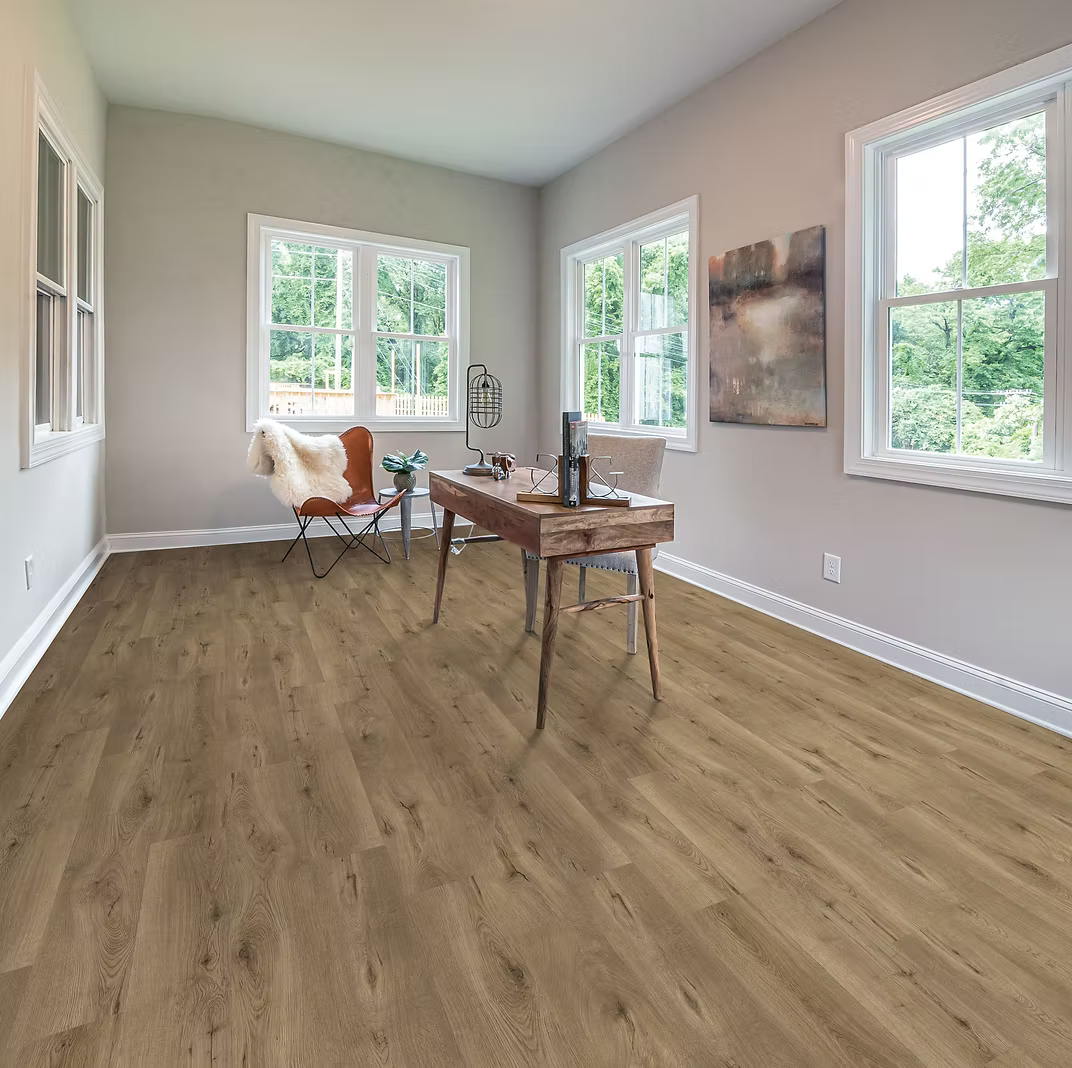 Floorlot AMBER Glue Down Vinyl Plank Flooring | 3mm Thick, 28 MIL Wear Layer | Foundation™ Collection