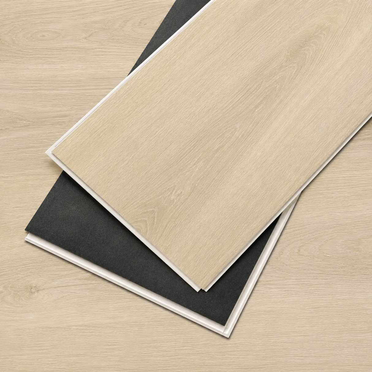 Floorlot CHAMPAGNE 8mm 22 MIL Luxury Vinyl Plank Flooring w/Pad (Elevation+™ Collection)