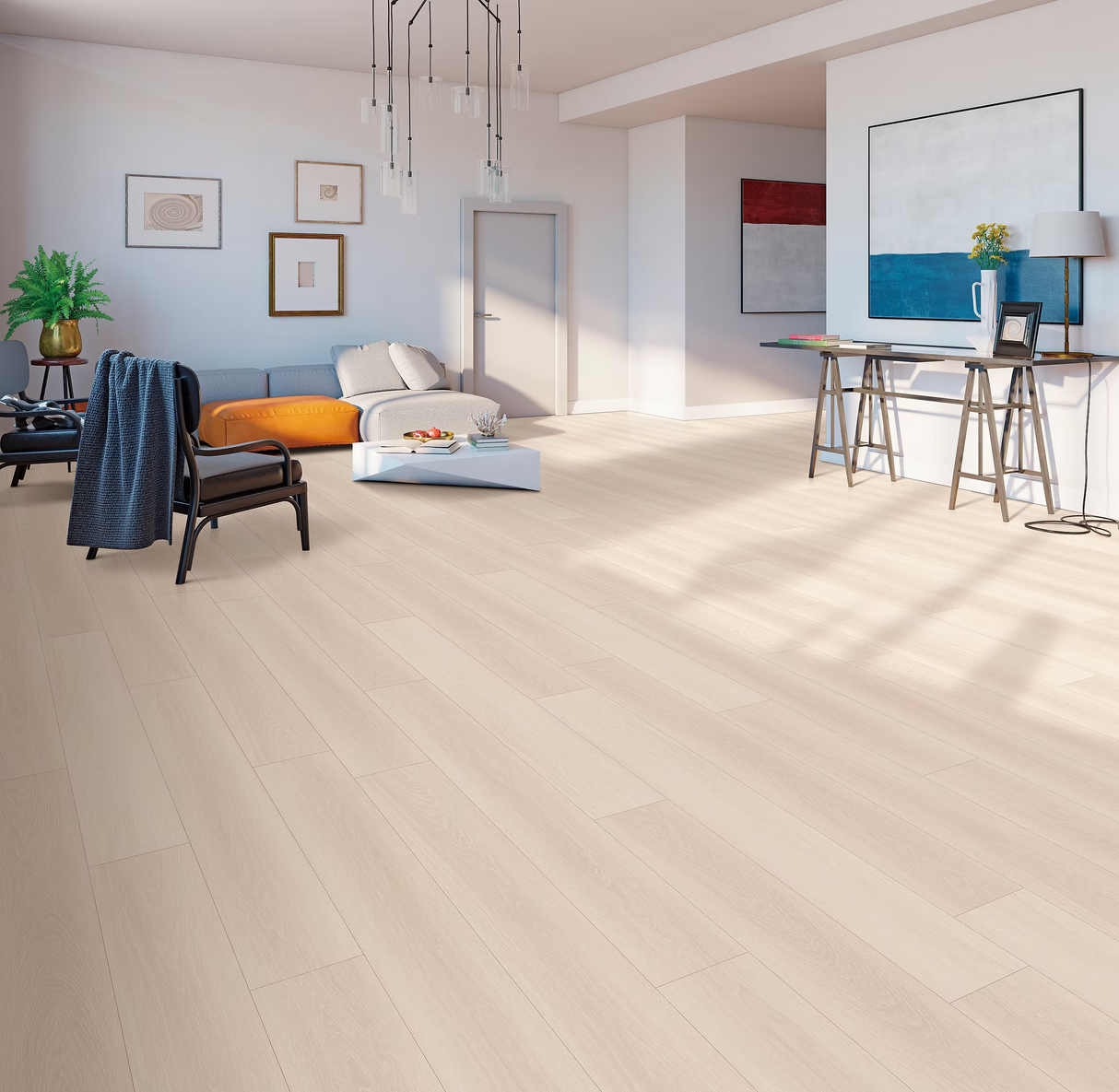 Floorlot PEARL 12mm Waterproof Laminate Flooring w/Pad Attached (Mesa™ Collection)