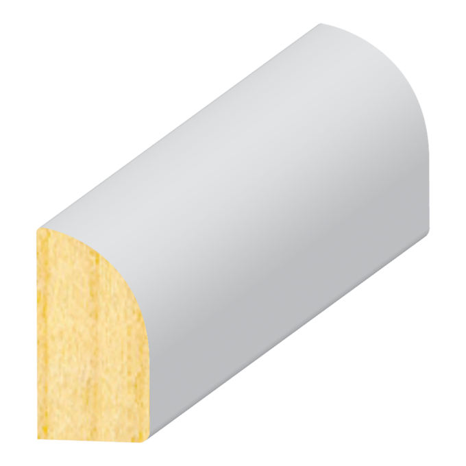 MDF Base Shoe 3/8" x 3/4" (16 Feet Per Piece) FJBS01