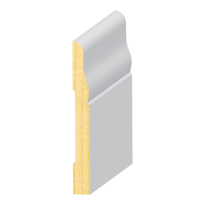 7/16" x 3-1/2" x 16 FT Finger-Joint Pine Baseboard (PR311FJ)