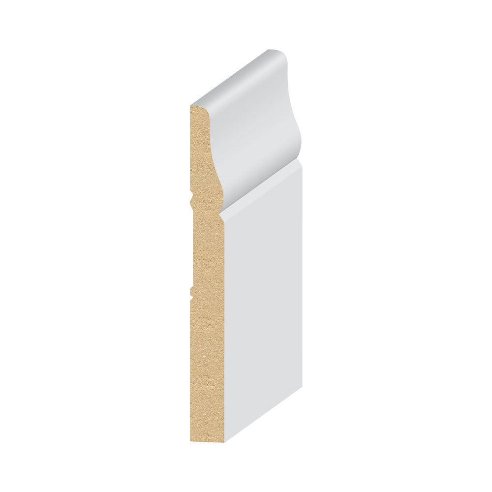 MDF Baseboard 7/16" x 4-3/16" (16 Feet Per Piece) MDFBS13