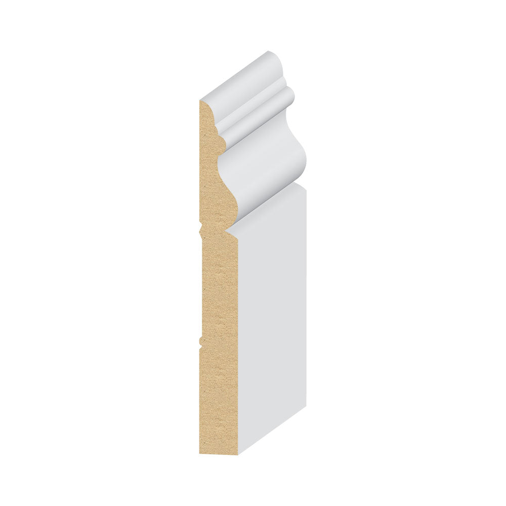 MDF Baseboard 9/16" x 5" (16 Feet Per Piece) MDFBS30