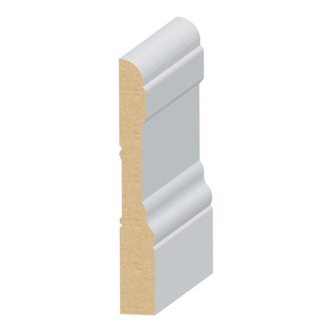 MDF Baseboard 9/16" x 4-1/4" (16 Feet Per Piece) MDFBS07