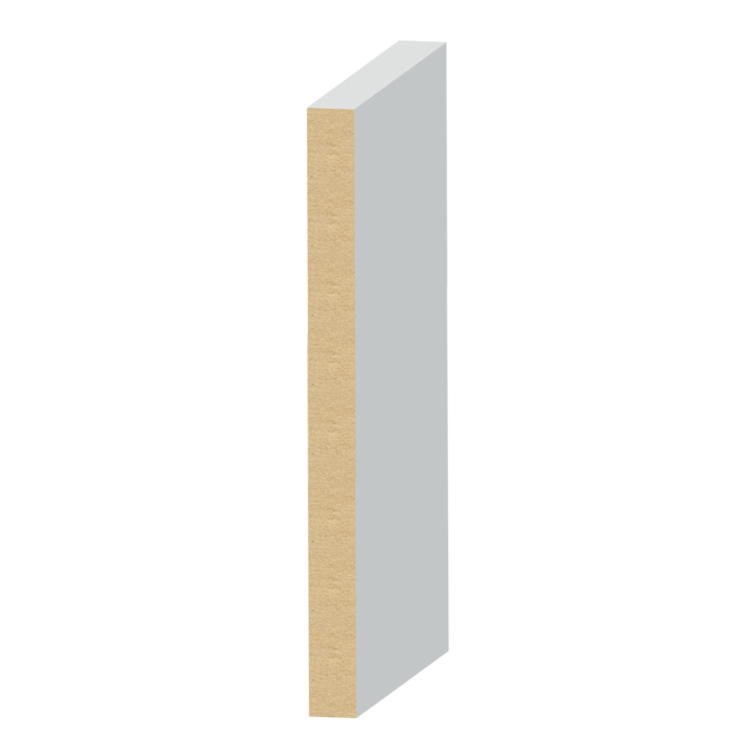 MDF Baseboard 1/2" x 6" (16 Feet Per Piece) MDFBS50