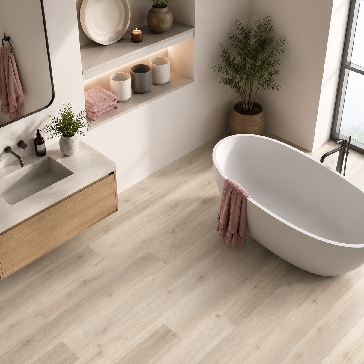 Floorlot CHALET 8mm 22 MIL Luxury Vinyl Plank Flooring w/Pad (Elevation+™ Collection)