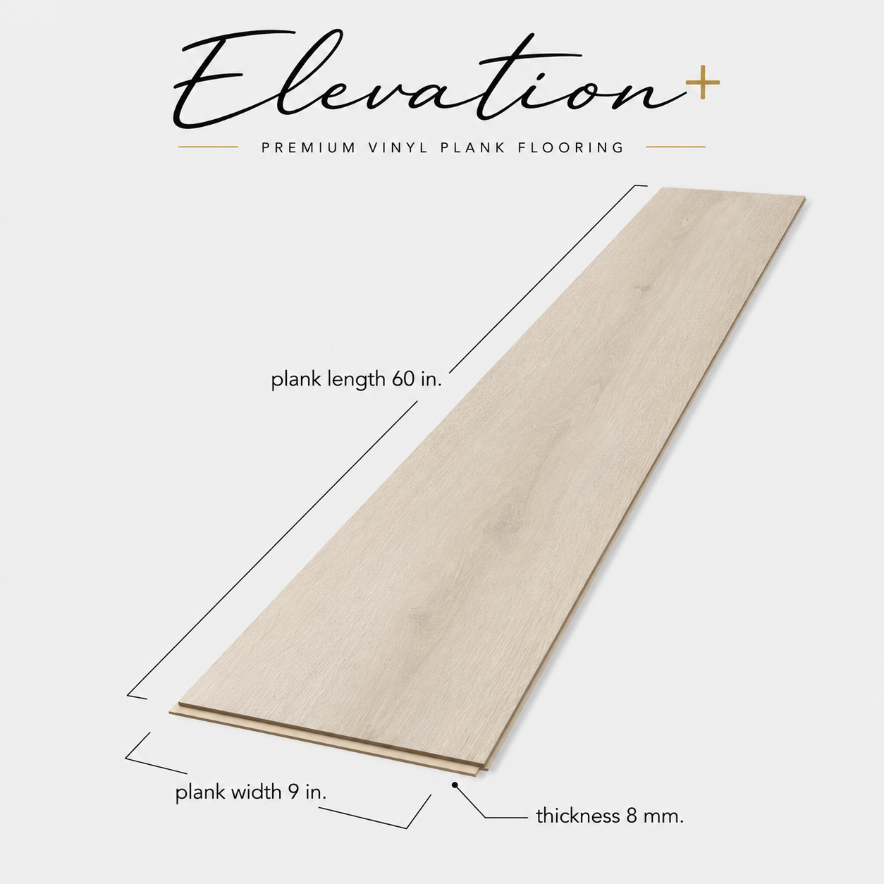 Floorlot CHALET 8mm 22 MIL Luxury Vinyl Plank Flooring w/Pad (Elevation+™ Collection)