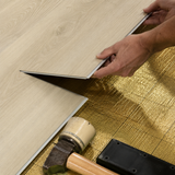 Floorlot CHAMPAGNE 8mm 22 MIL Luxury Vinyl Plank Flooring w/Pad (Elevation+™ Collection)