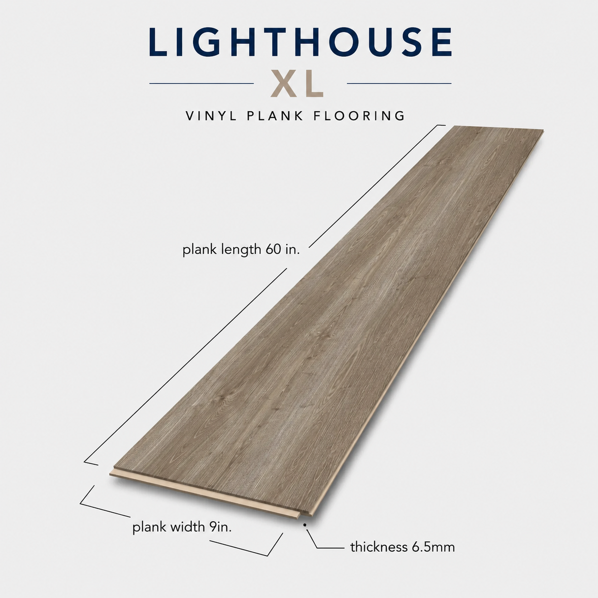 Floorlot FOX & HOUND 6.5mm 22 MIL Luxury Vinyl Plank Flooring w/Pad (Lighthouse XL™ Collection)