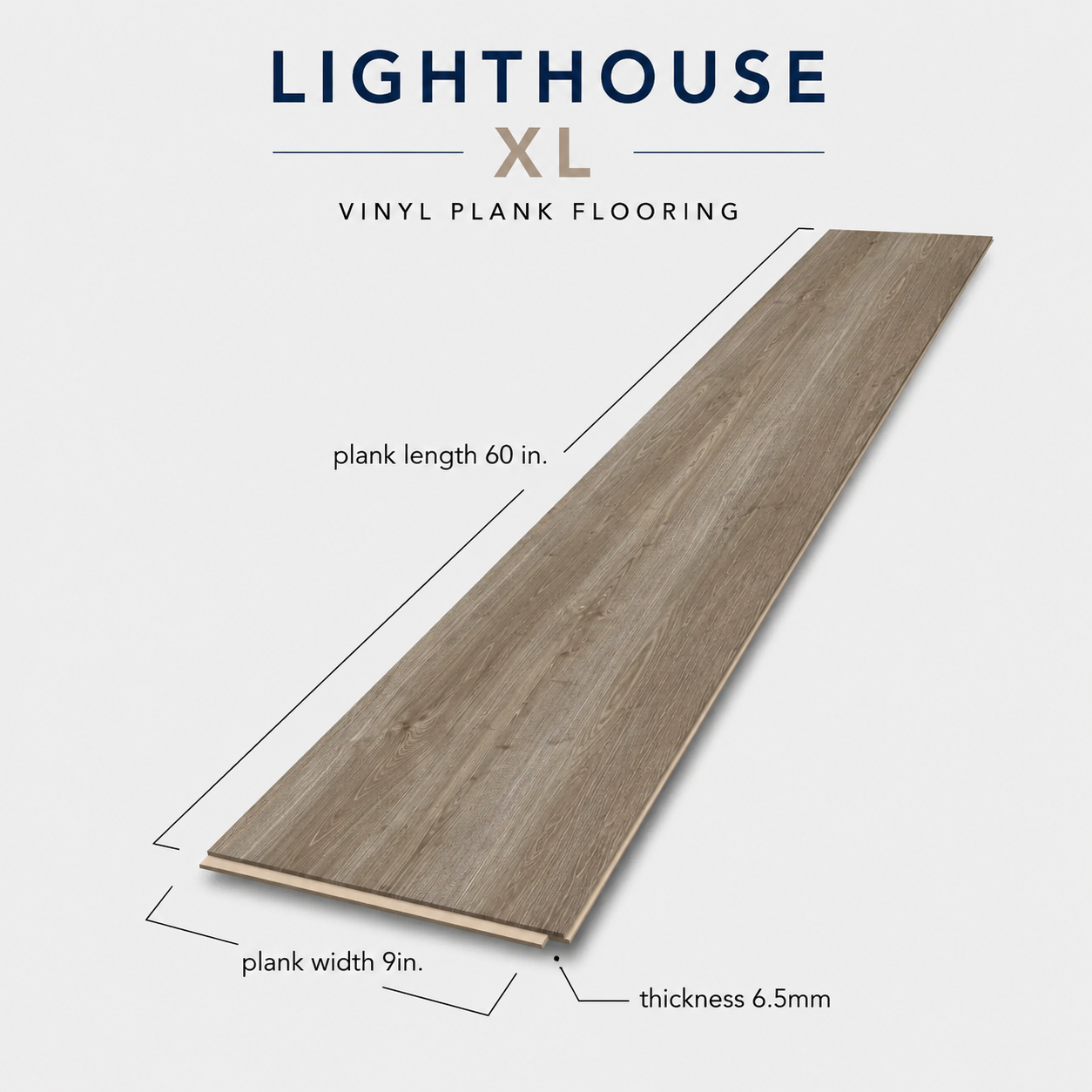 Floorlot FOX & HOUND 6.5mm 22 MIL Luxury Vinyl Plank Flooring w/Pad (Lighthouse XL™ Collection)
