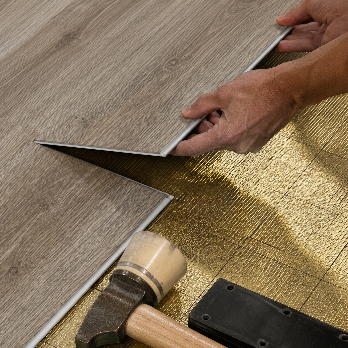 Floorlot FOX & HOUND 6.5mm 22 MIL Luxury Vinyl Plank Flooring w/Pad (Lighthouse XL™ Collection)