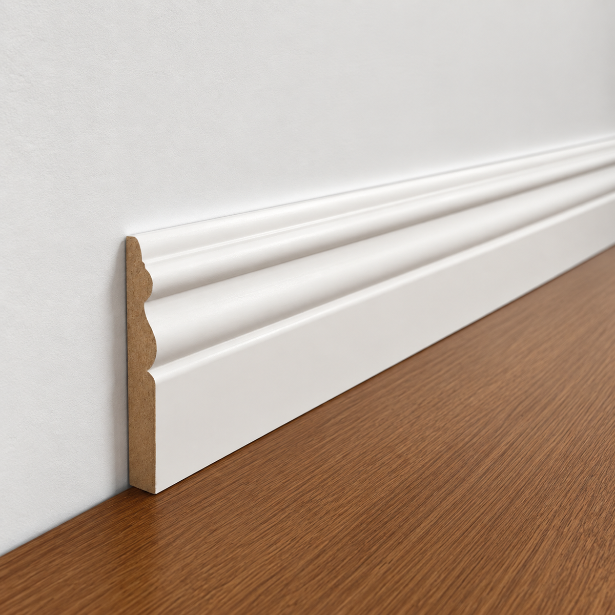 9/16" x 3-1/2" x 16 FT MDF Baseboard (329MUL)