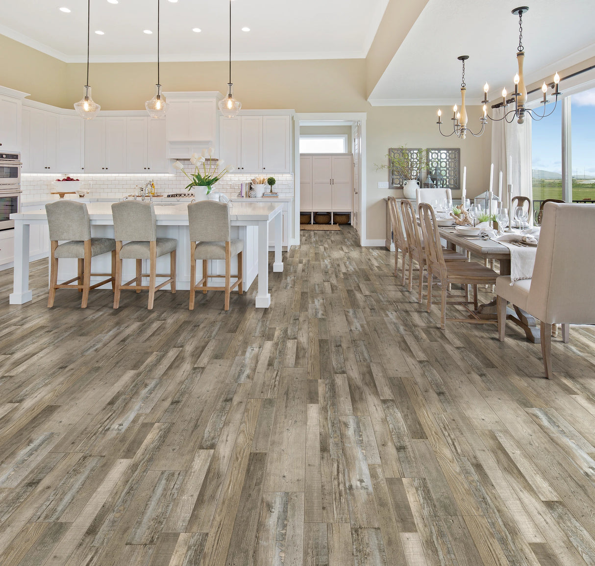 Floorlot DRIFTWOOD 6.5mm 22 MIL Luxury Vinyl Plank Flooring w/Pad (ProLux™ Collection)