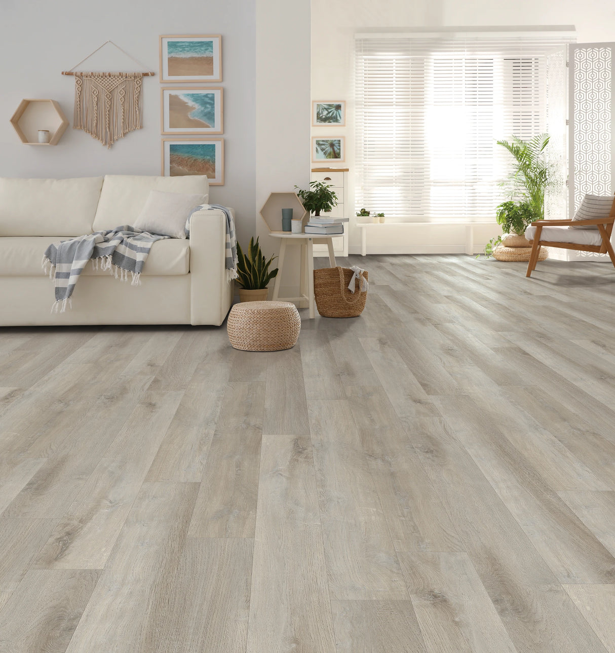 Floorlot EARL GREY 6.5mm 22 MIL Luxury Vinyl Plank Flooring w/Pad (ProLux™ Collection)