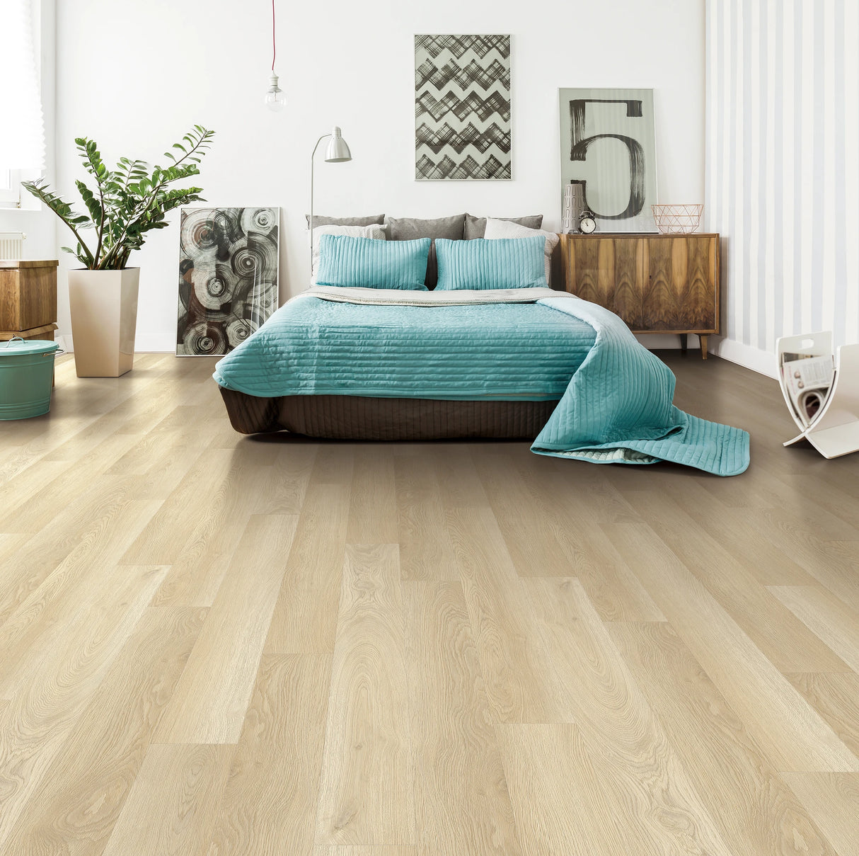 Floorlot HONEYSUCKLE 8mm 22 MIL Luxury Vinyl Plank Flooring w/Pad (Elevation+™ Collection)