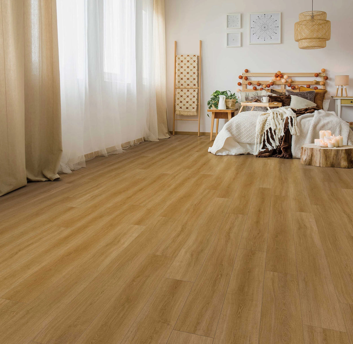 Floorlot MOCCASIN 12mm Laminate Flooring w/Pad Attached (Terra™ Collection)