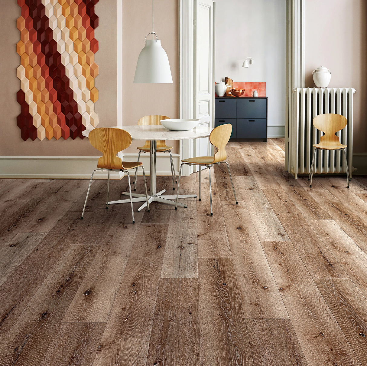 Floorlot RUGBY 8mm 22 MIL Luxury Vinyl Plank Flooring w/Pad (Elevation+™ Collection)