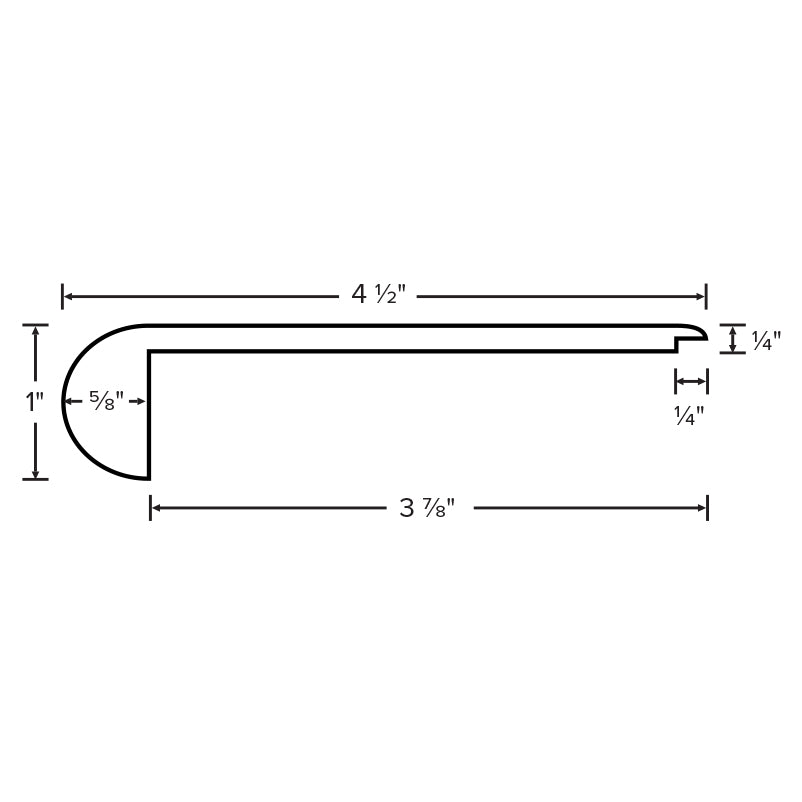 Floorlot Stair Nose Molding (Lighthouse XL Collection)