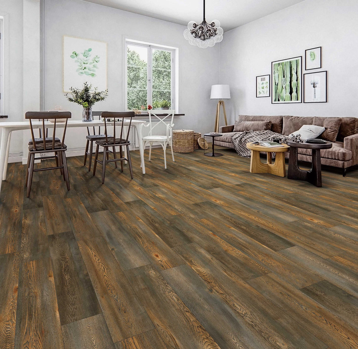 Floorlot WHISKEY 12mm Laminate Flooring w/Pad Attached (Terra™ Collection)