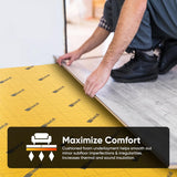 Floorlot® GoldMax Premium Underlayment for Laminate and Engineered Floors (3mm, 200sqft)